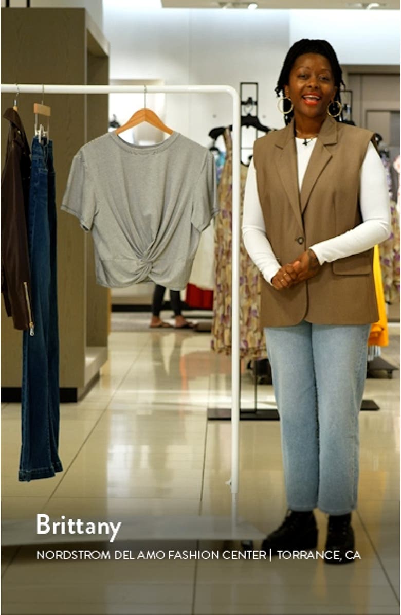 Twist Stripe T-Shirt, sales video thumbnail