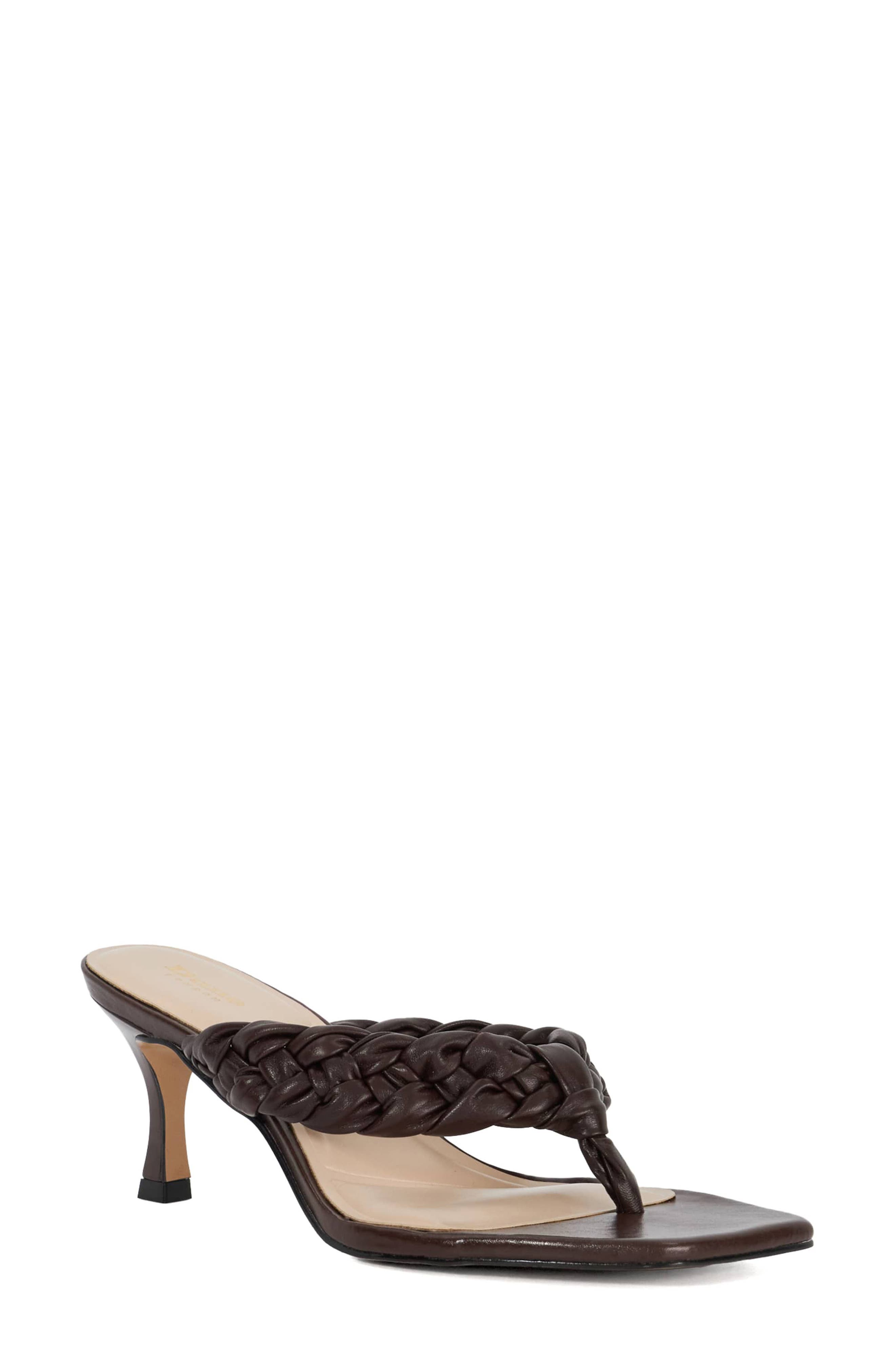 Dune London More Flip Flop, Main, color, Brown