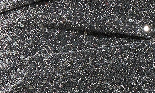 Dolce & Gabbana Dolce&gabbana Ruched Long Sleeve Sequin Midi Dress In Argento