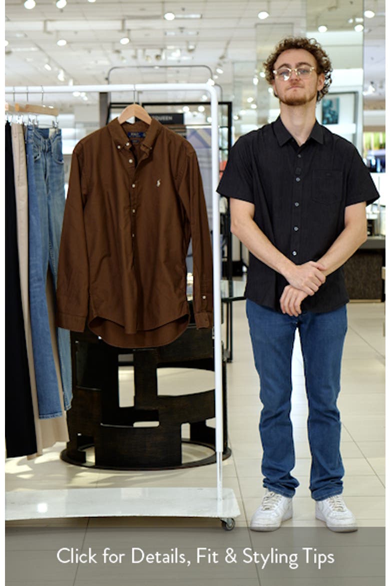 Classic Fit Solid Garment Dyed Cotton Button-Down Oxford Shirt video