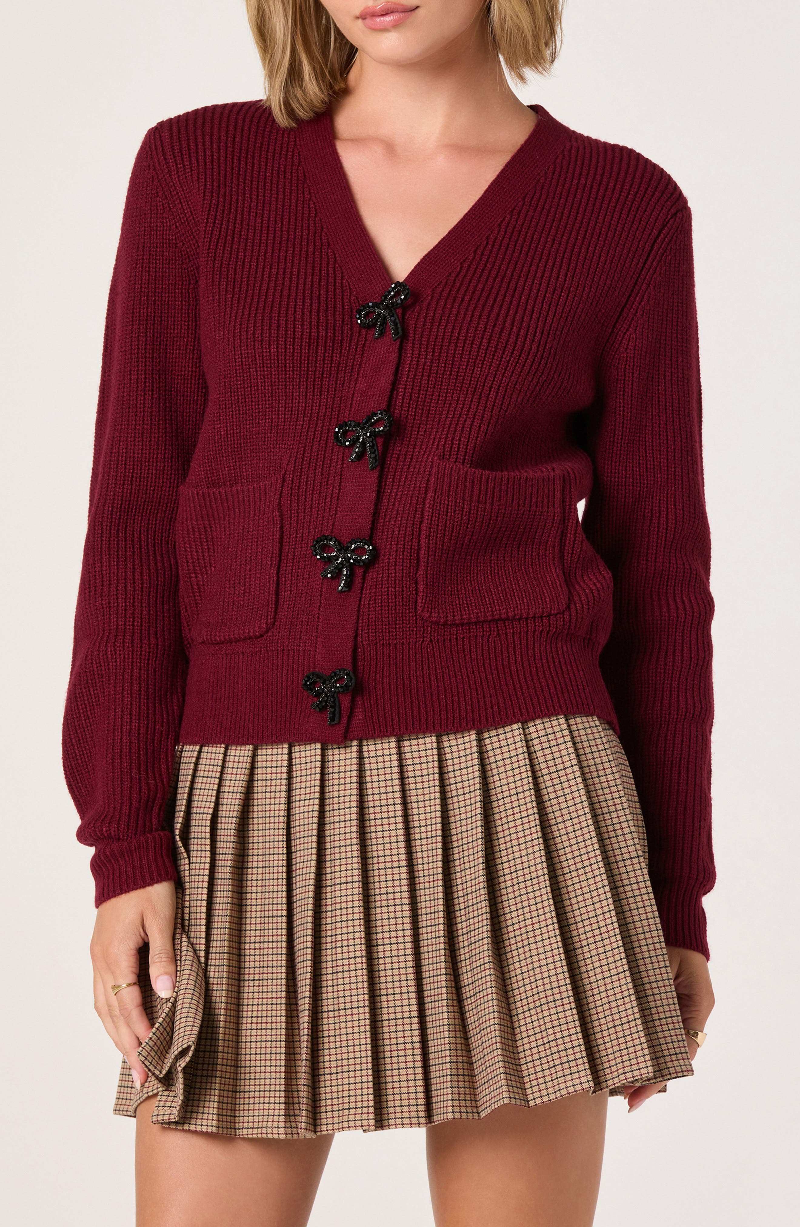 selected BURGUNDY