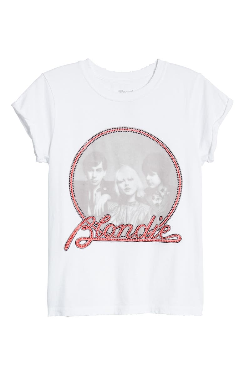 Recycled Karma Crystal Embellished Blondie Hot Fix Tee, Alternate, color,