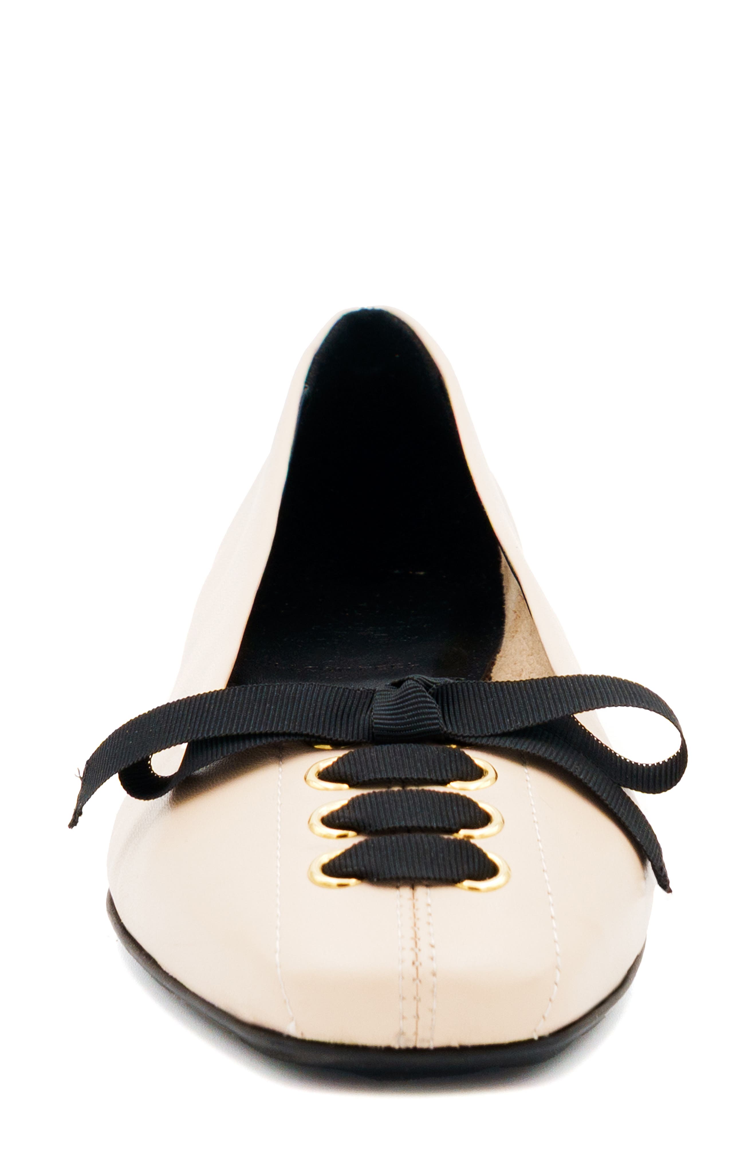 Giacomino Leather Flat, Alternate, color, LIGHT BEIGE