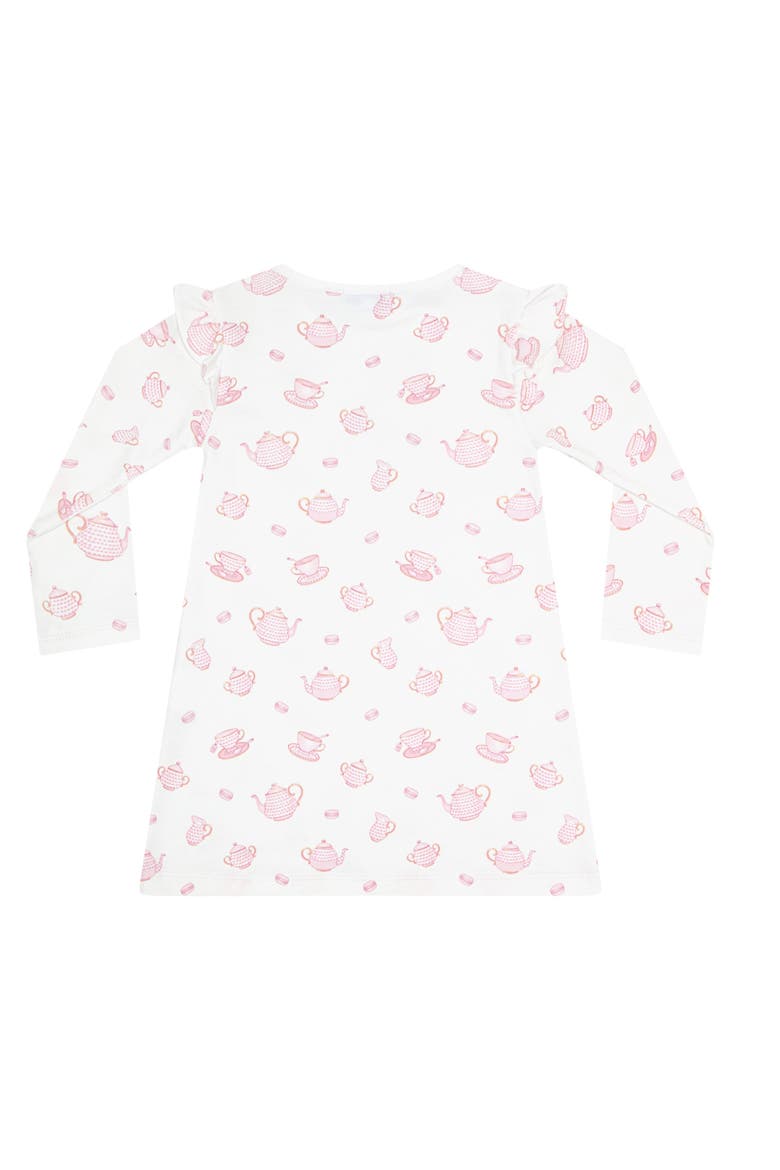 Petite Tea Time Print Playtime Dress - Toddler & Little Kid, Alternate, color, Pink