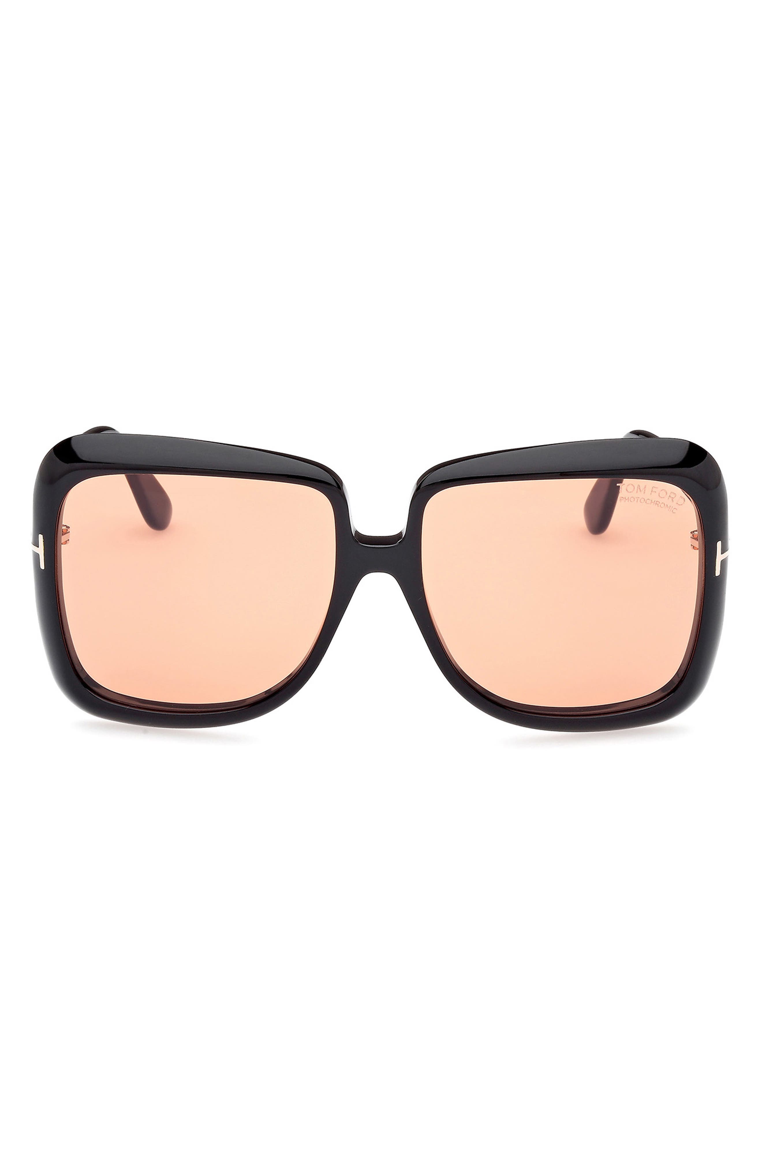 TOM FORD Lorelai 59mm Square Sunglasses