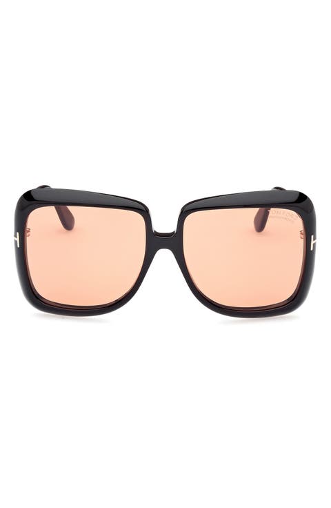Lorelai 59mm Square Sunglasses