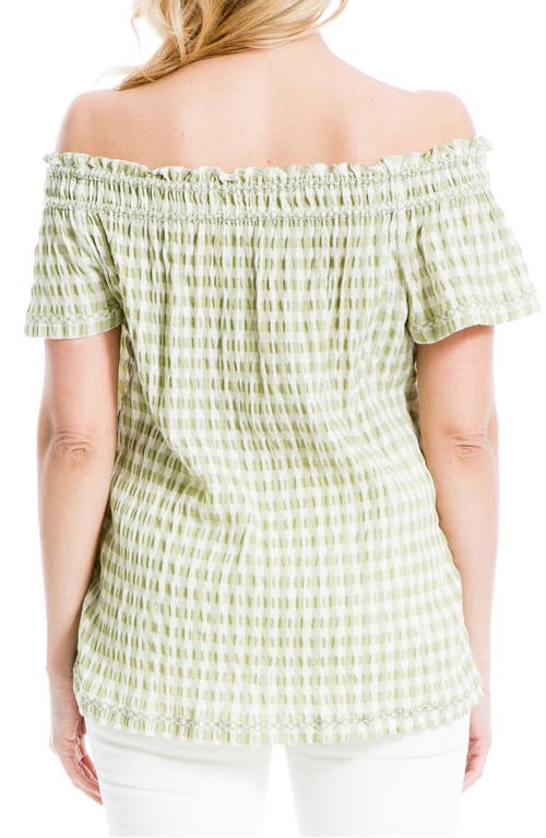 Max Studio Off The Shoulder Top In Multi