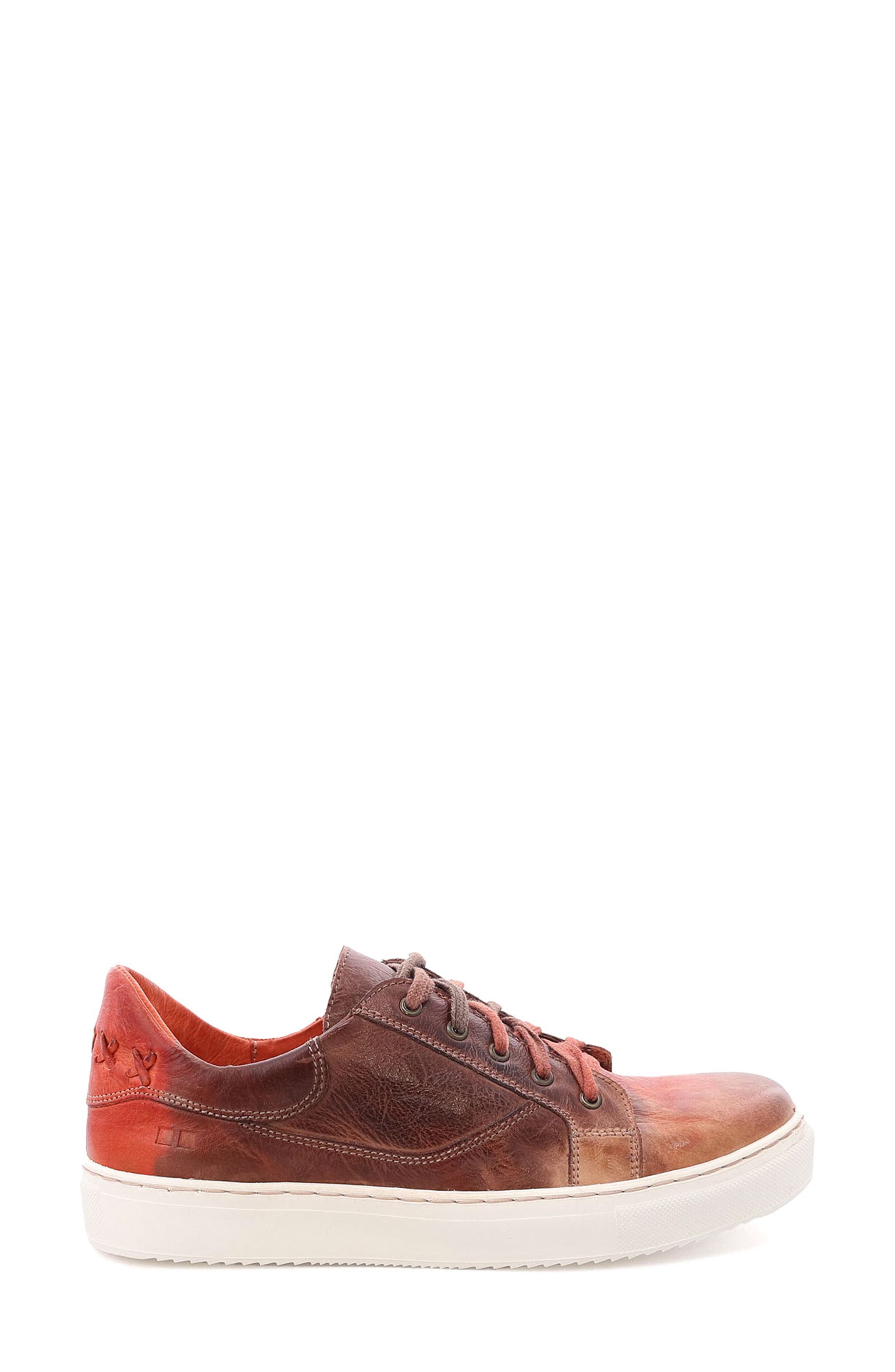 Azeli Leather Sneaker, Alternate, color, DESERT SUNSET