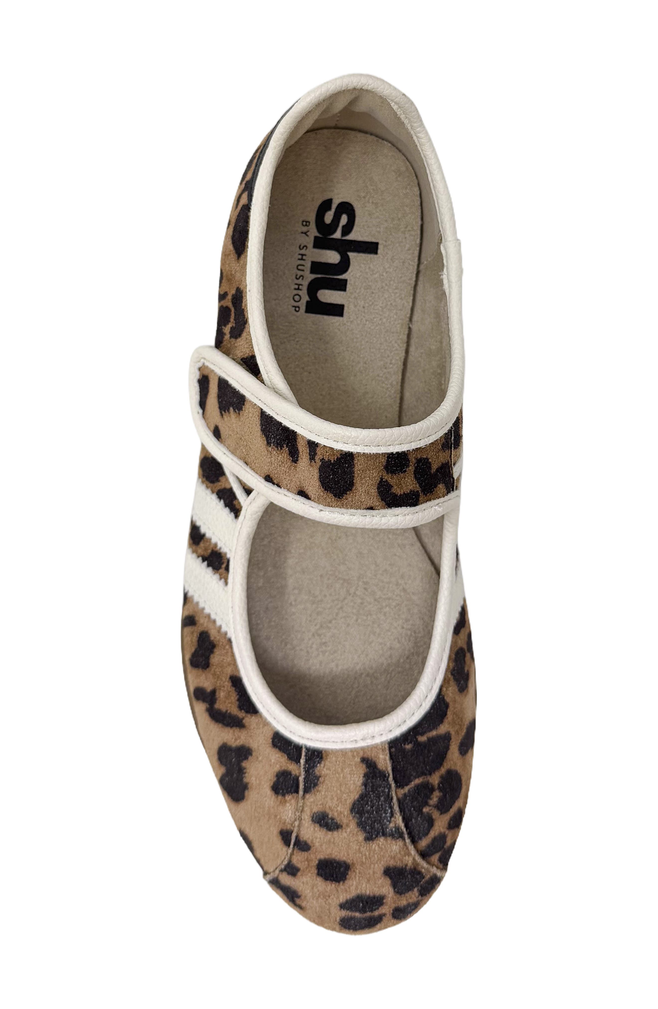 Peyton Faux Leather Mary Jane Sneaker, Alternate, color, LEOPARD