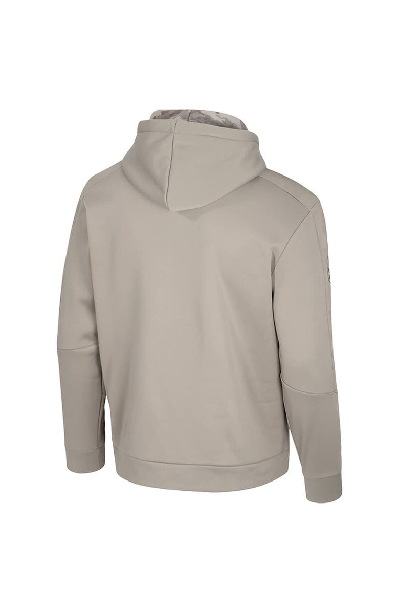 COLOSSEUM Men's Colosseum Oatmeal Ole Miss Rebels Big & Tall Operation Hat Trick Battalion Hoodie Sweatshirt, Alternate, color, Oatmeal