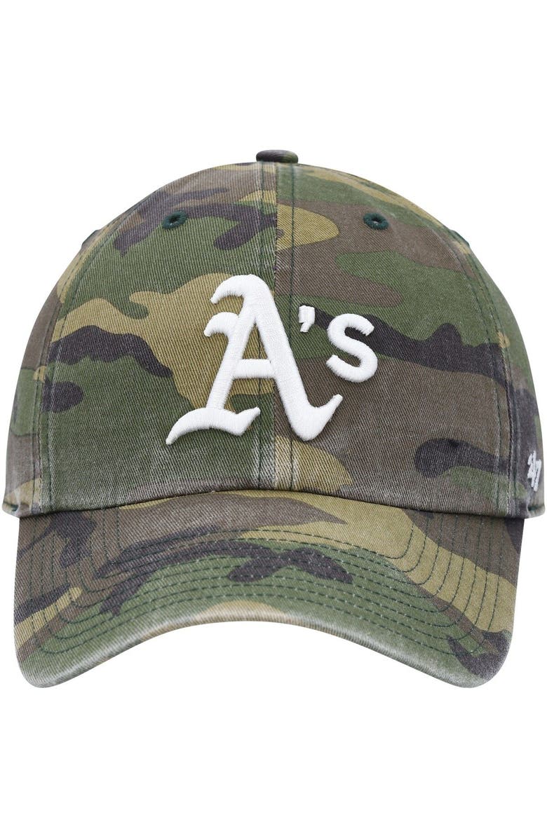 '47 Men's '47 Camo Oakland Athletics Team Clean Up Adjustable Hat, Alternate, color, 