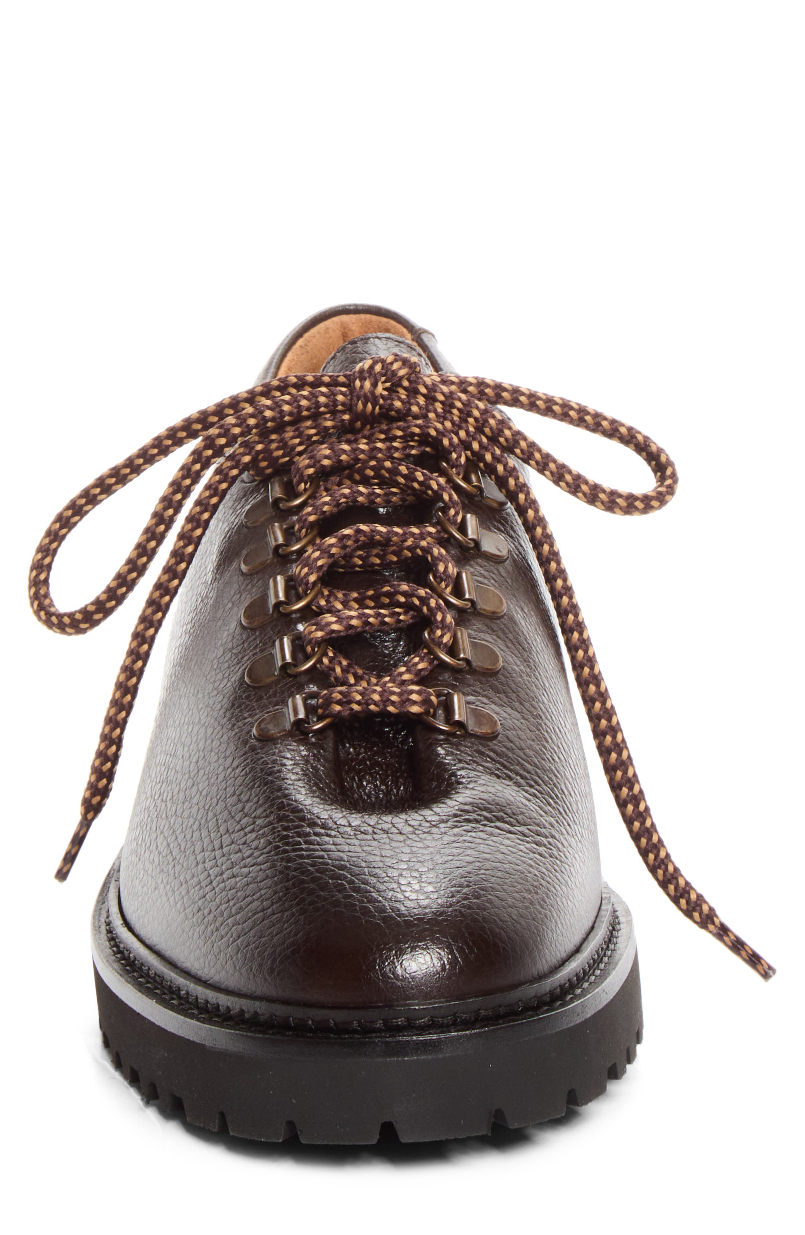 Rasmus Lug Sole Wholecut Shoe, Alternate, color, GRAINED EBANO