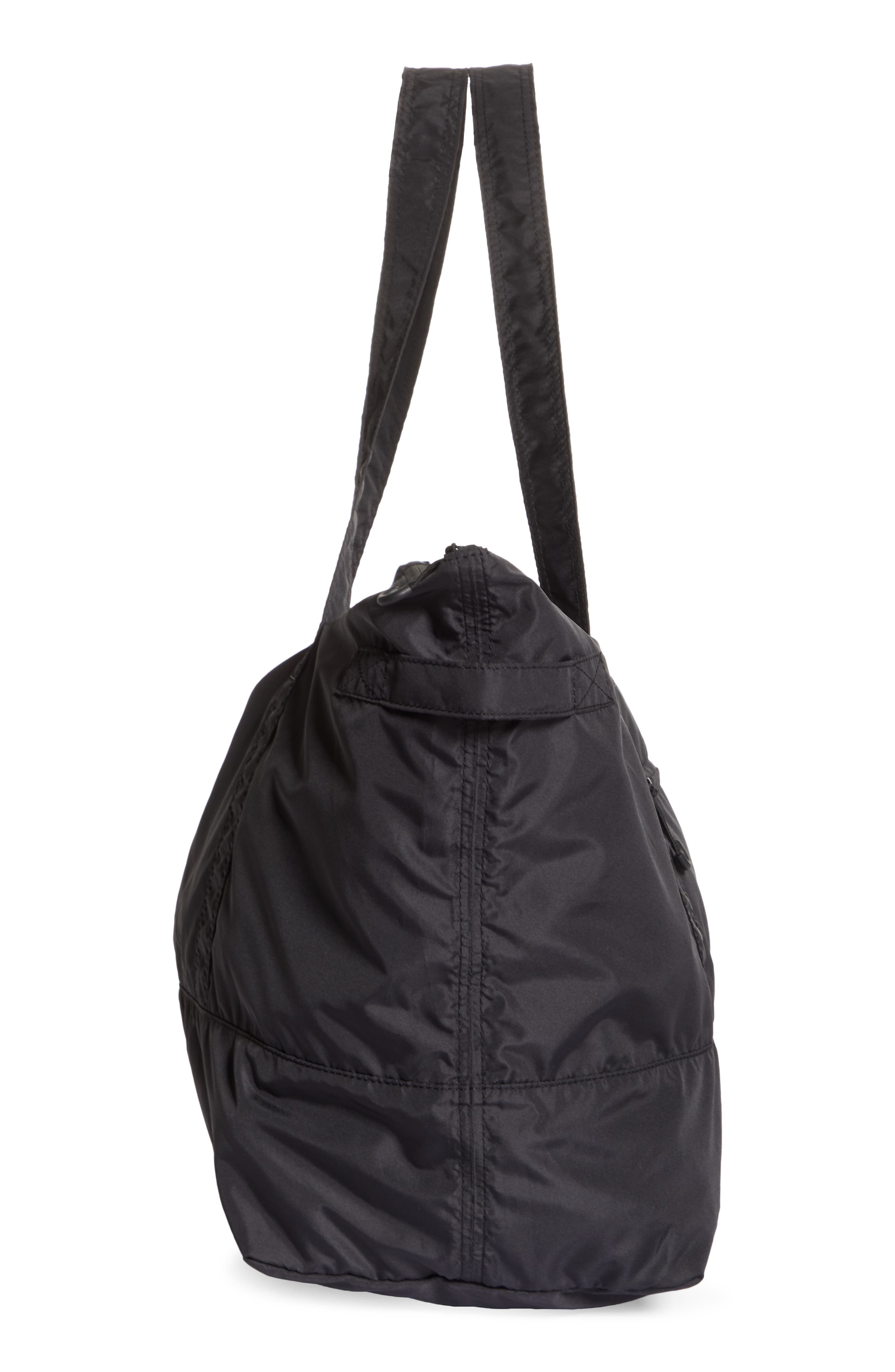 Ganni Large Nylon Tote, Alternate, color, 