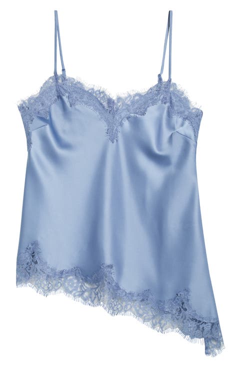 Lace Trim Satin Camisole