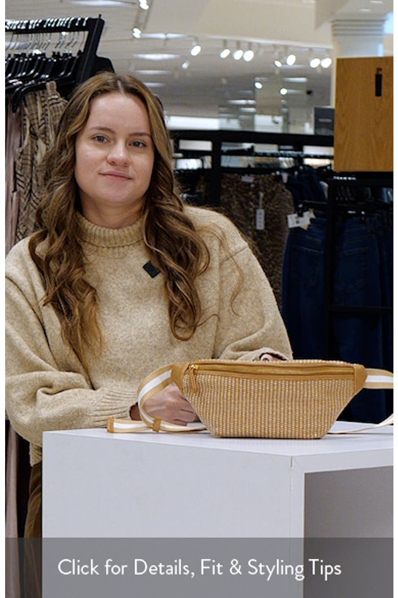 Evie Straw Belt Bag video