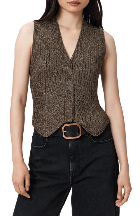 Cruz Shine Knit Waistcoast