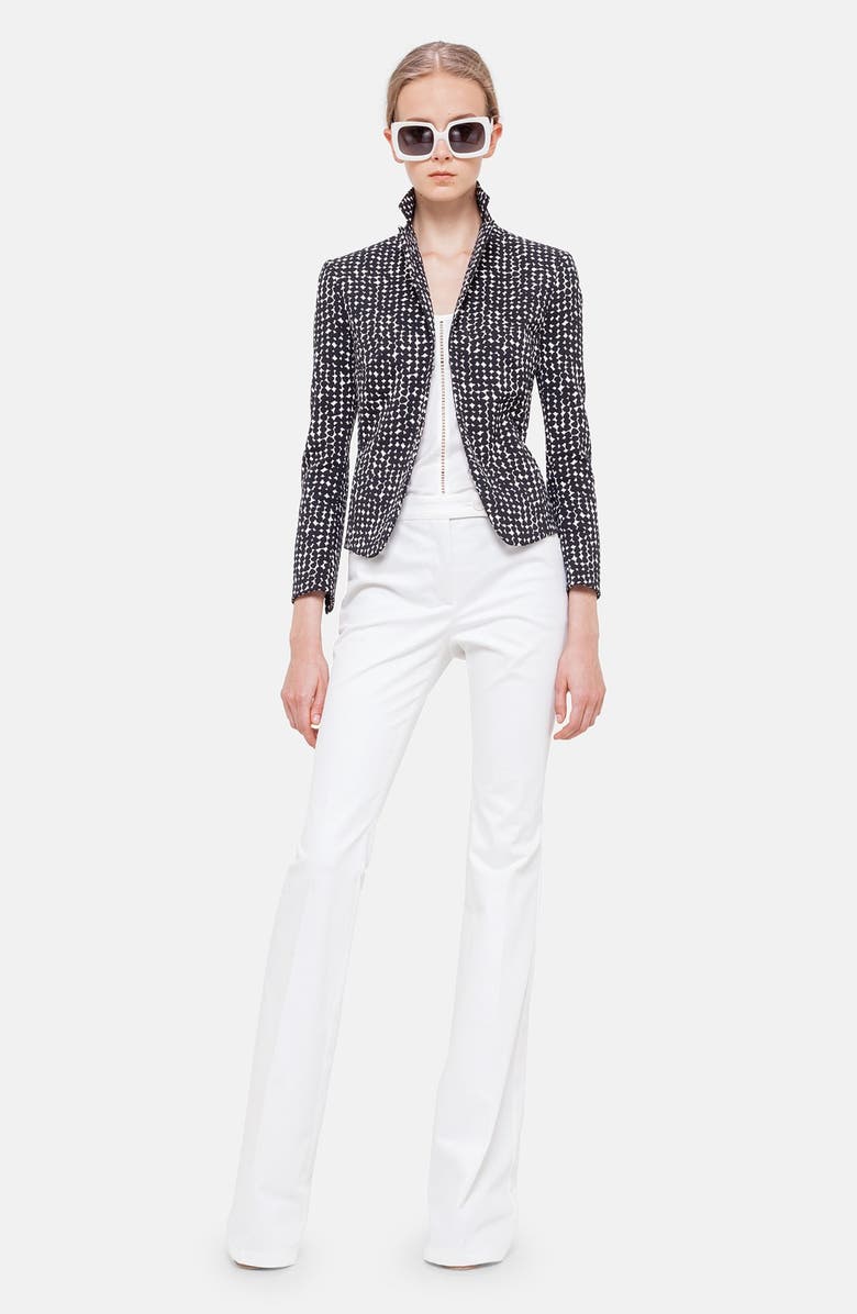 Akris punto Jacquard Peplum Jacket, Alternate, color,
