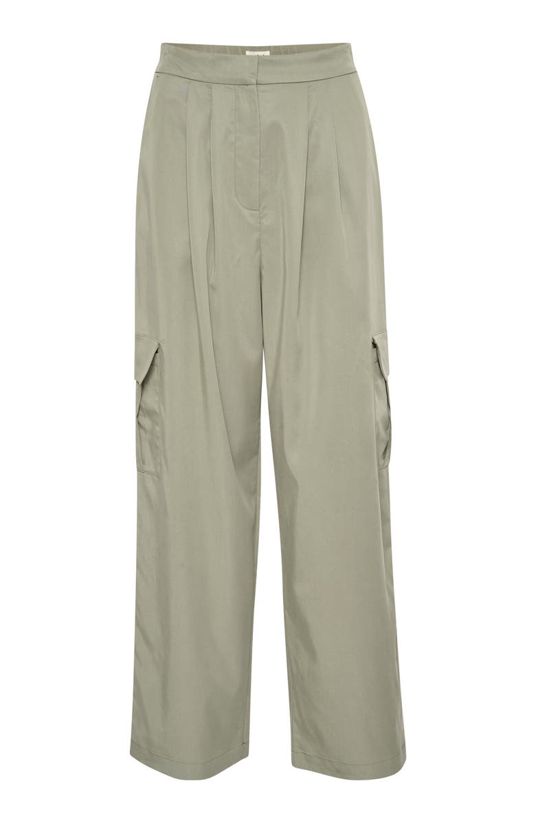 Soaked in Luxury SLKellie High Waist Cargo Trousers, Alternate, color, Shadow