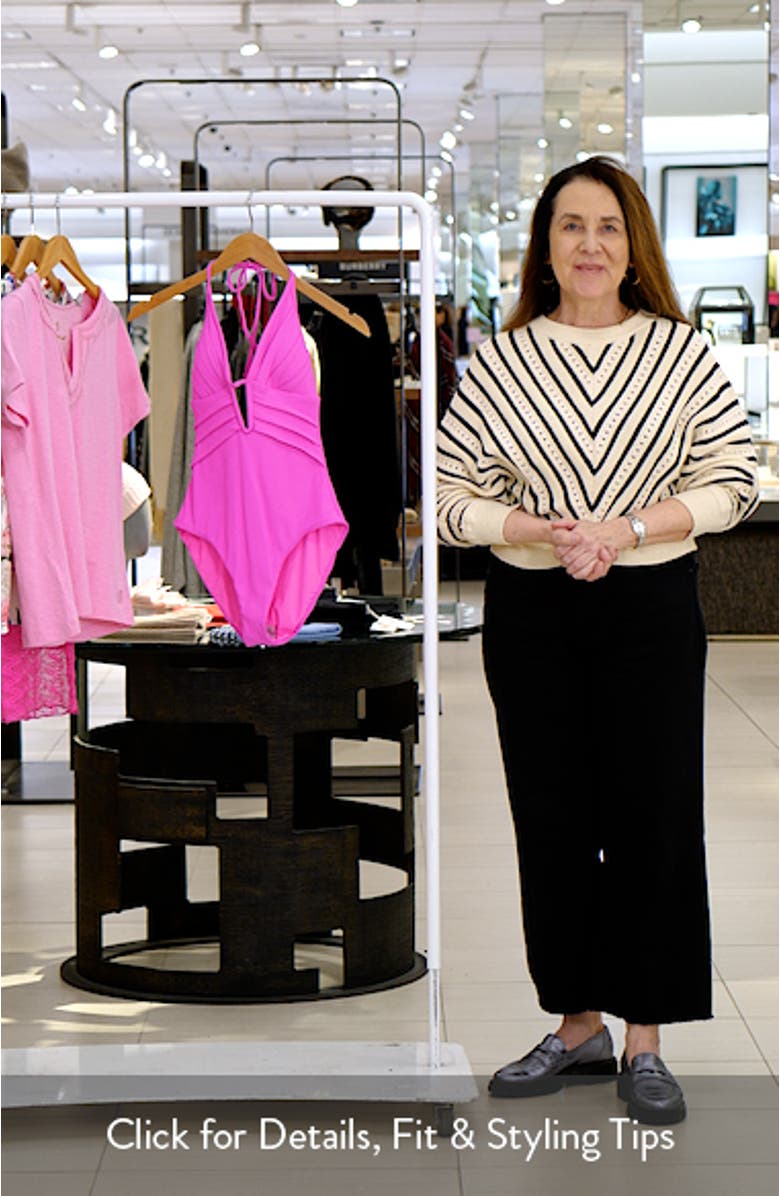 Modern Edge Rib One-Piece Swimsuit, sales video thumbnail