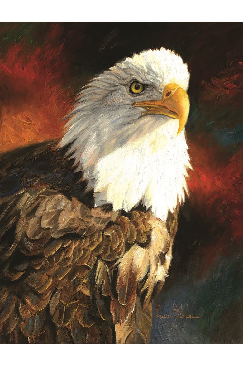 Portrait of an Eagle 300 piece Jigsaw Puzzle for Adults, Alternate, color, Multicolor