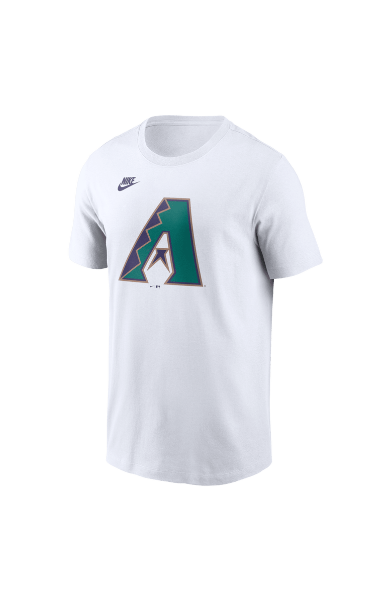 Nike Men's Nike White Arizona Diamondbacks Cooperstown Collection Logo T-Shirt, Alternate, color, White