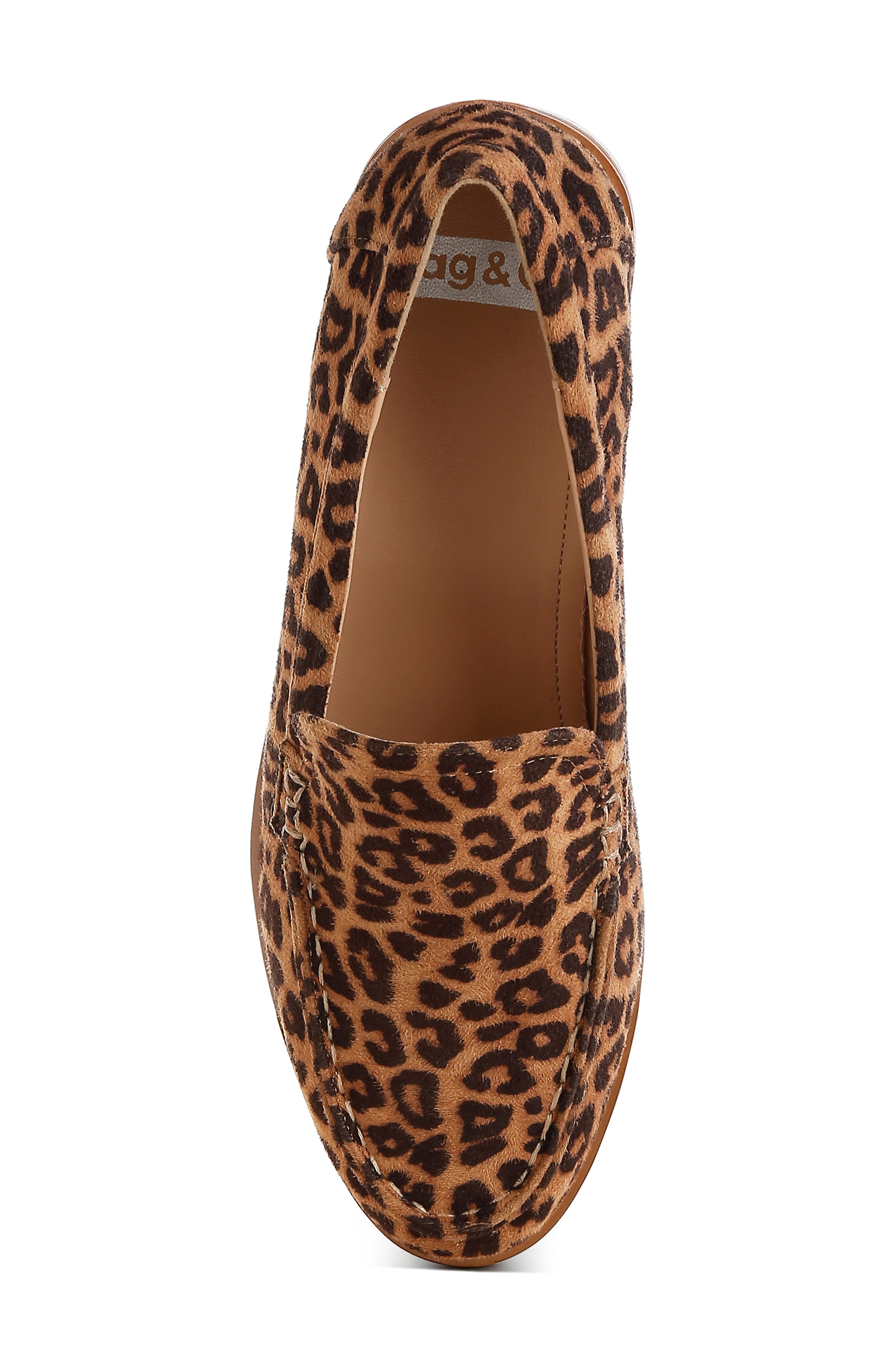 Rag & Co Cacani Leopard Print Loafer, Alternate, color, Leopard