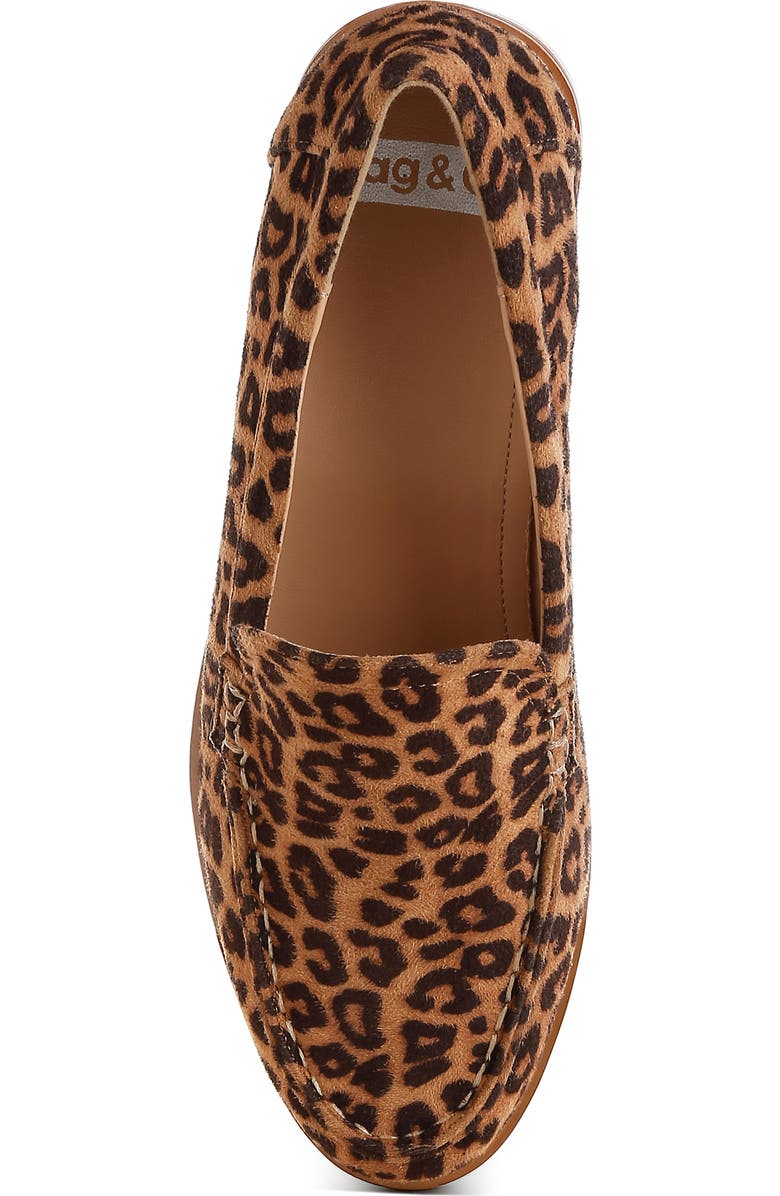 Rag & Co Cacani Leopard Print Loafer, Alternate, color, Leopard