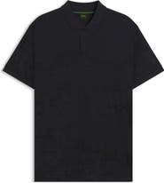 BOSS Grid Print Cotton Polo