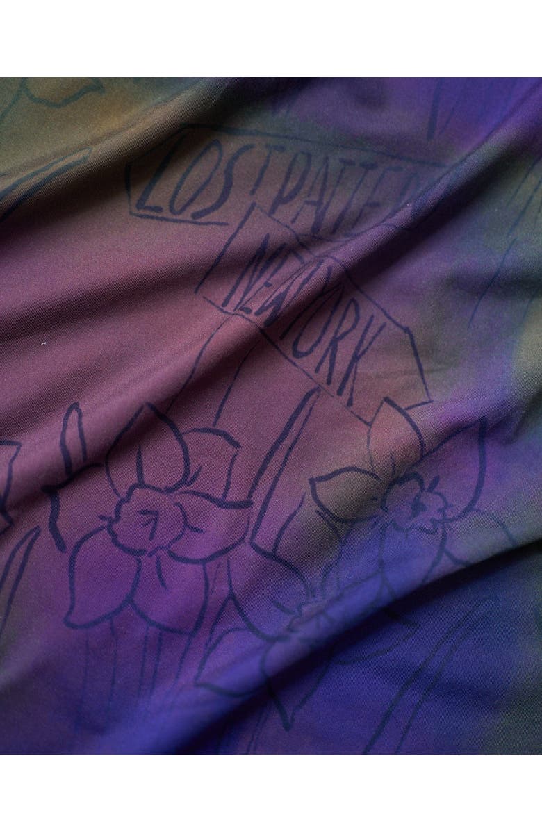 Lost Pattern NYC "Brooklyn" Mock Neck Long Sleeve Top, Alternate, color, Green