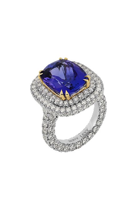 Collectors Diamond & Tanzanite Statement Ring (Nordstrom Exclusive)
