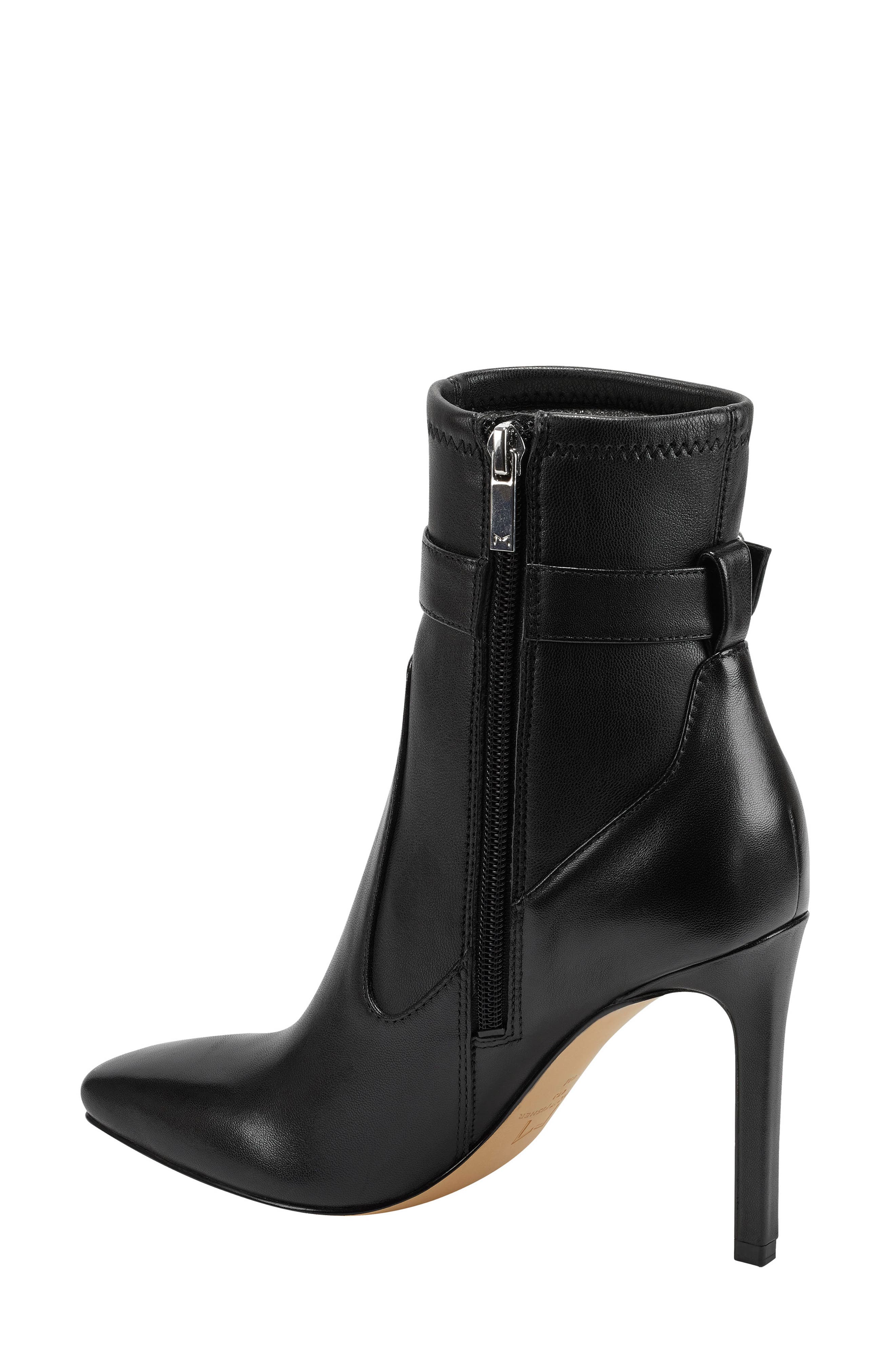 Marc Fisher LTD Cyndi Buckle Square Toe Bootie, Alternate, color, 