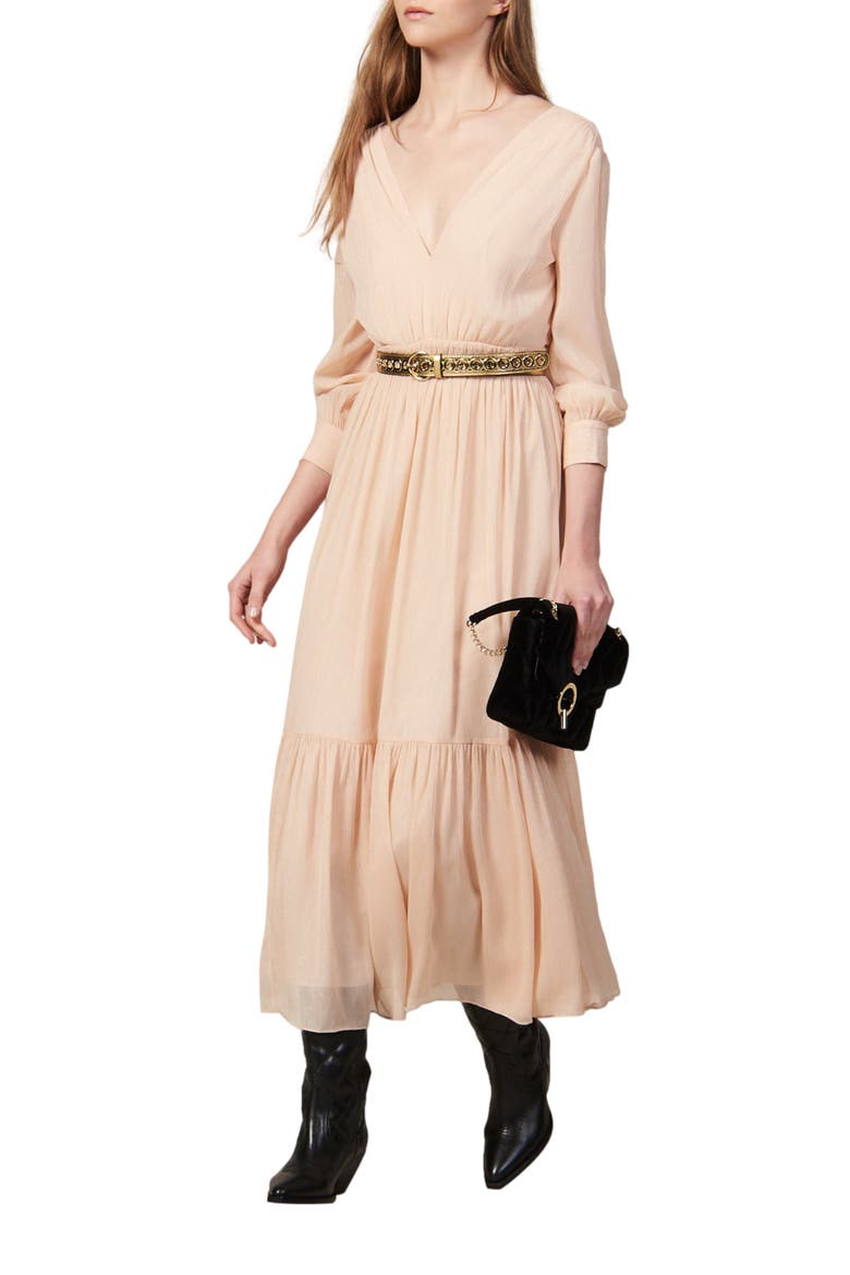Belt with eyelets, Alternate, color, Gold