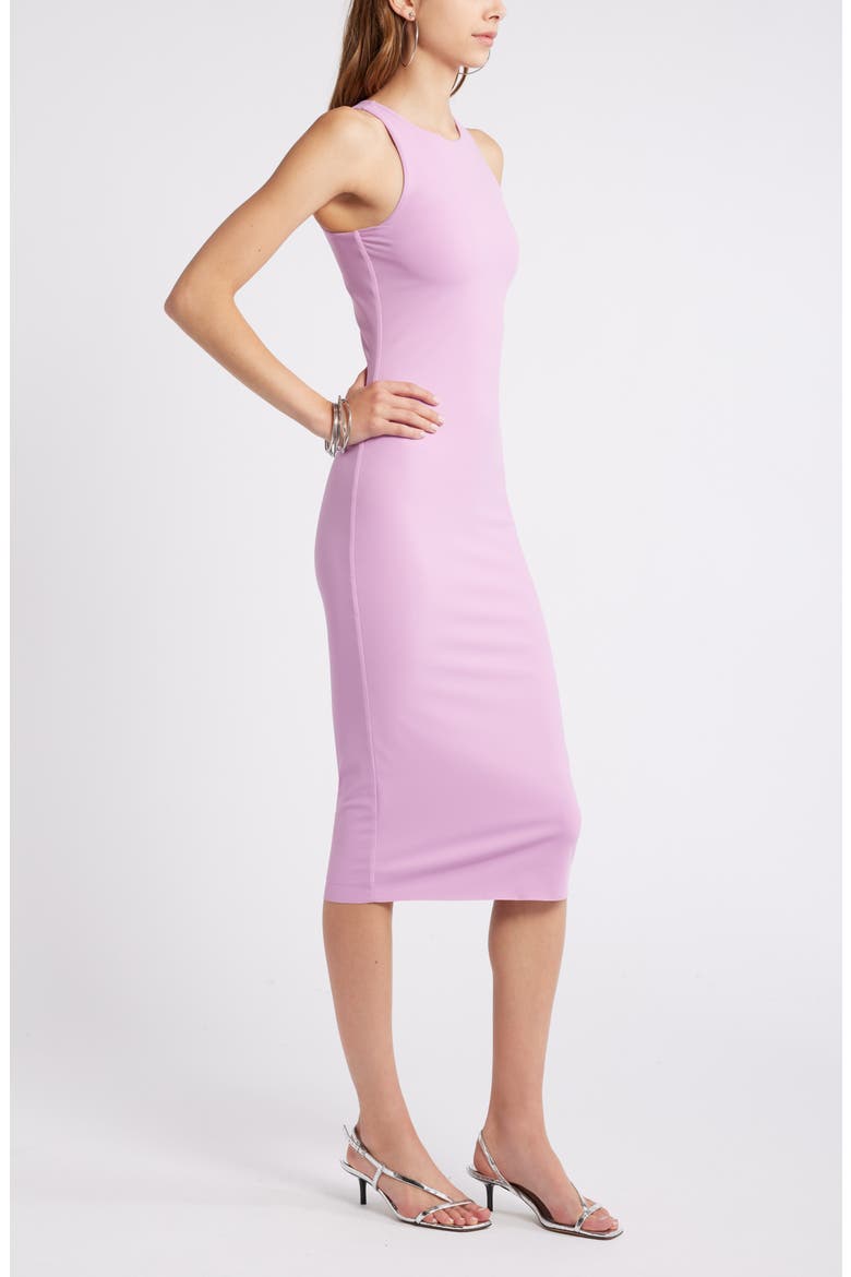 Smooth Edit Sleeveless Body-Con Midi Dress, Alternate, color, PINK GALE