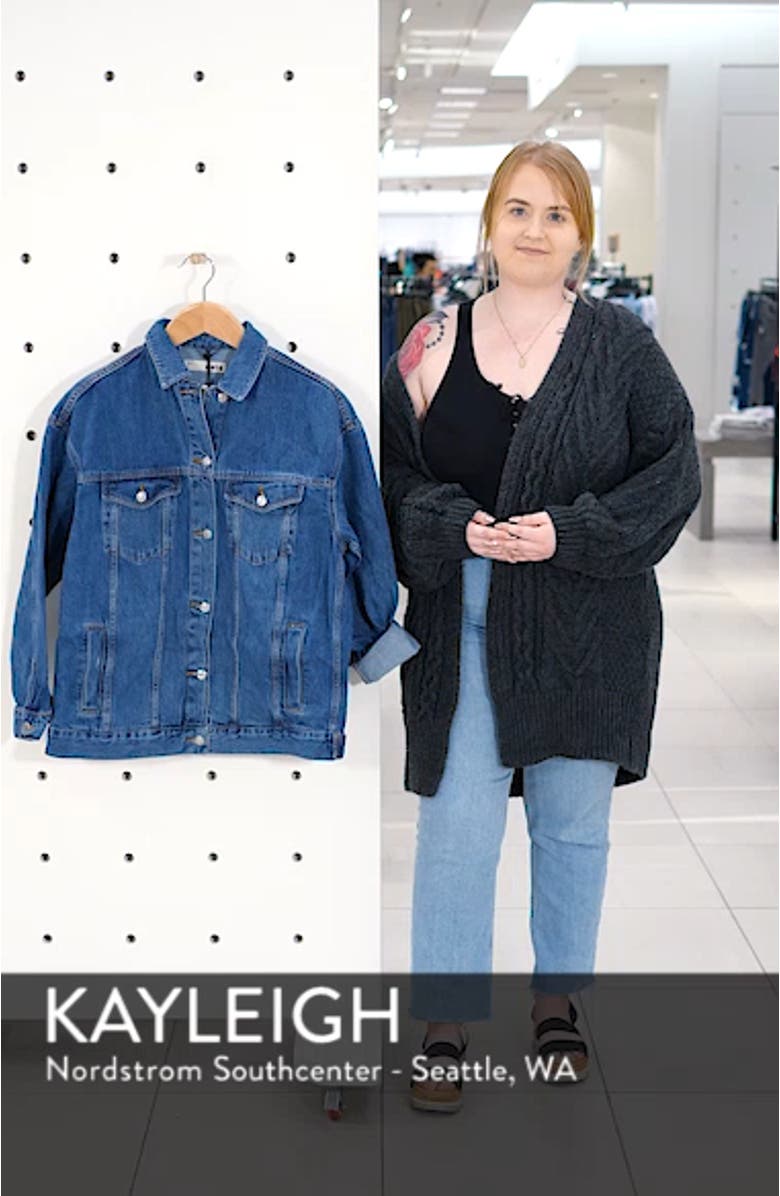 Oversized Denim Jacket, sales video thumbnail
