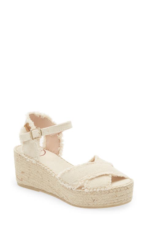 Irina Ankle Strap Wedge Sandal (Women)