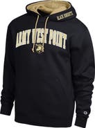 Champion Men's Champion Black Army Black Knights Arch Tackle Twill Hoodie