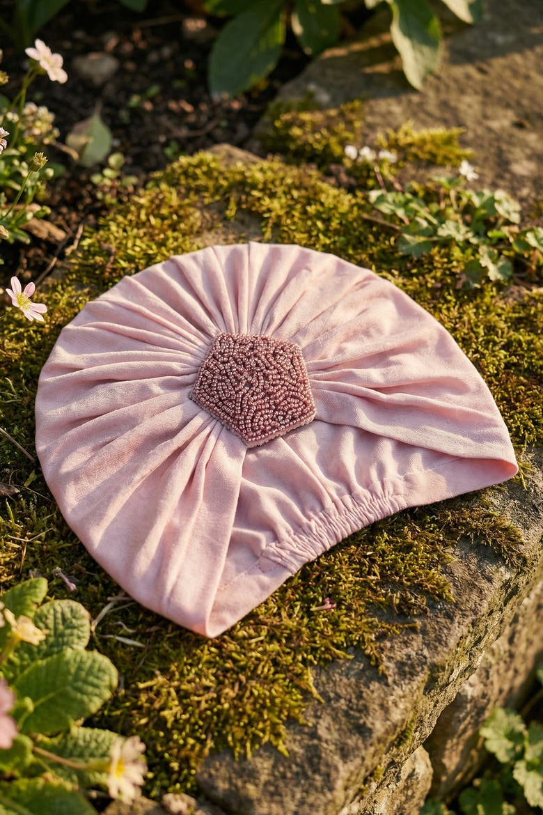 Rose Gold Glimmer Headwrap, Alternate, color, Pink