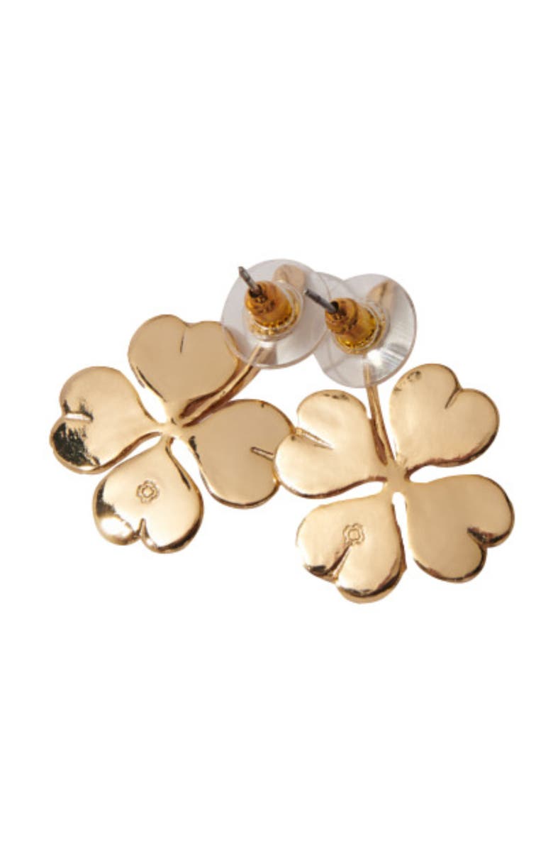 maje Shamrock earrings, Alternate, color,