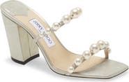 Jimmy Choo Amara Embellished Slide Sandal
