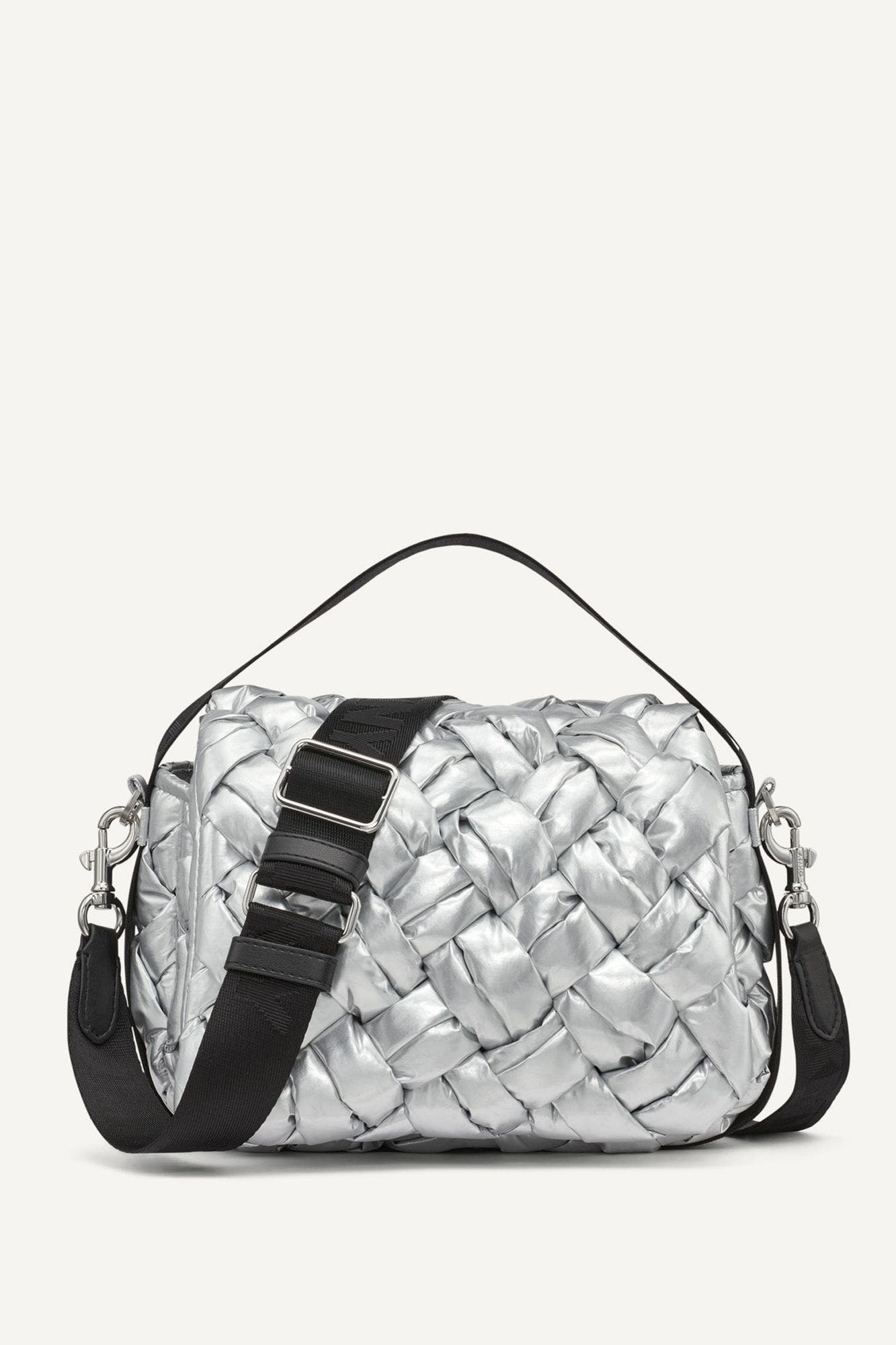 Nadia Flap Shoulder Bag, Main, color, Silver