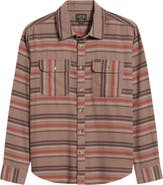 DARK SEAS Briarcreek Stripe Flannel Button-Up Shirt