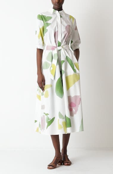 VIP【関税送料無料】希少 Max Mara Printed cotton shirtdress 9221075106001-e-alice.jpg