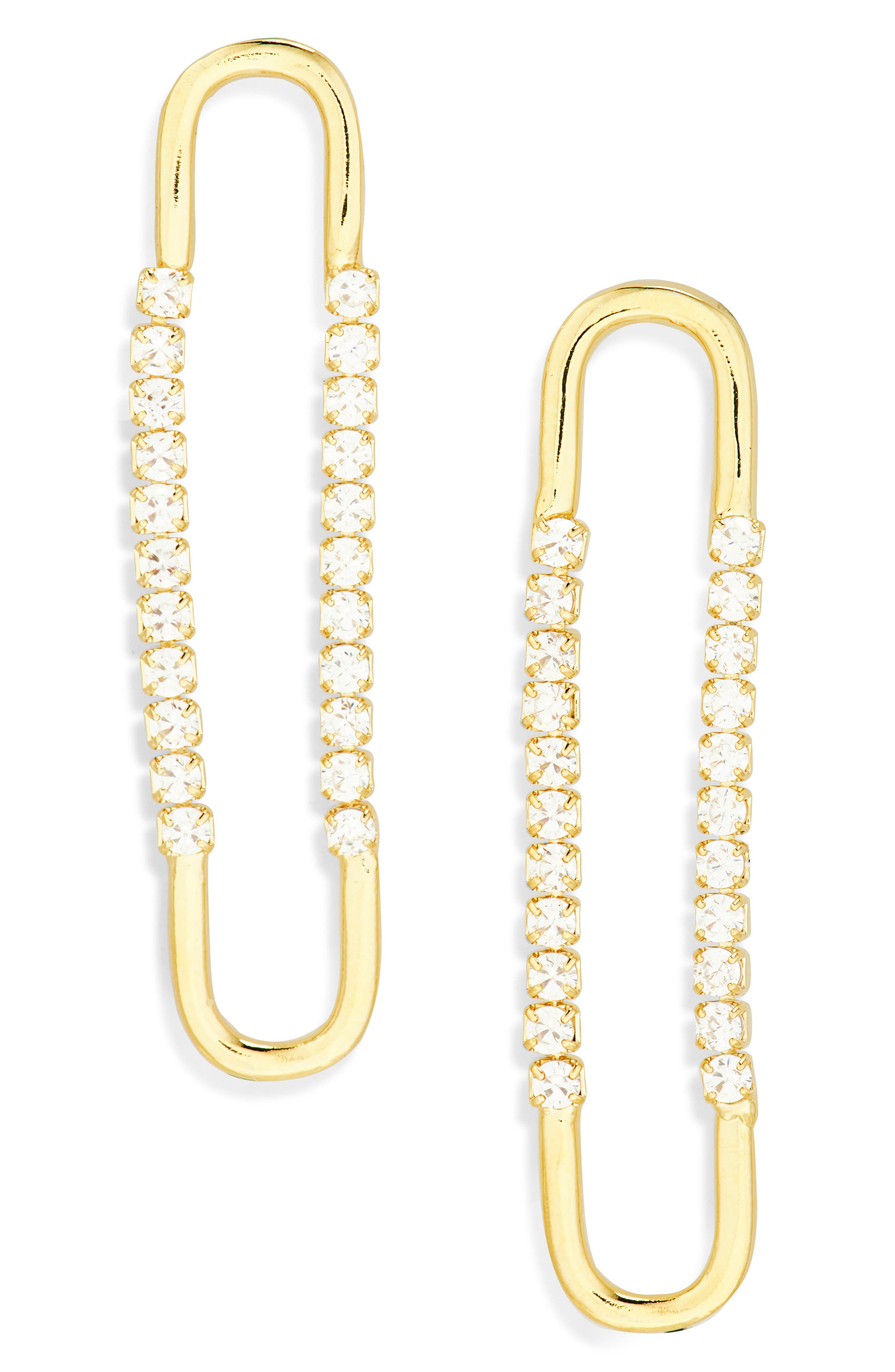 NORDSTROM RACK CZ Chain Drop Earrings
