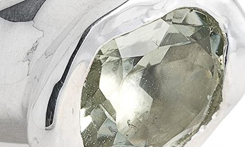 Faris Grand Cubic Zirconia Ring In Sterling Silver