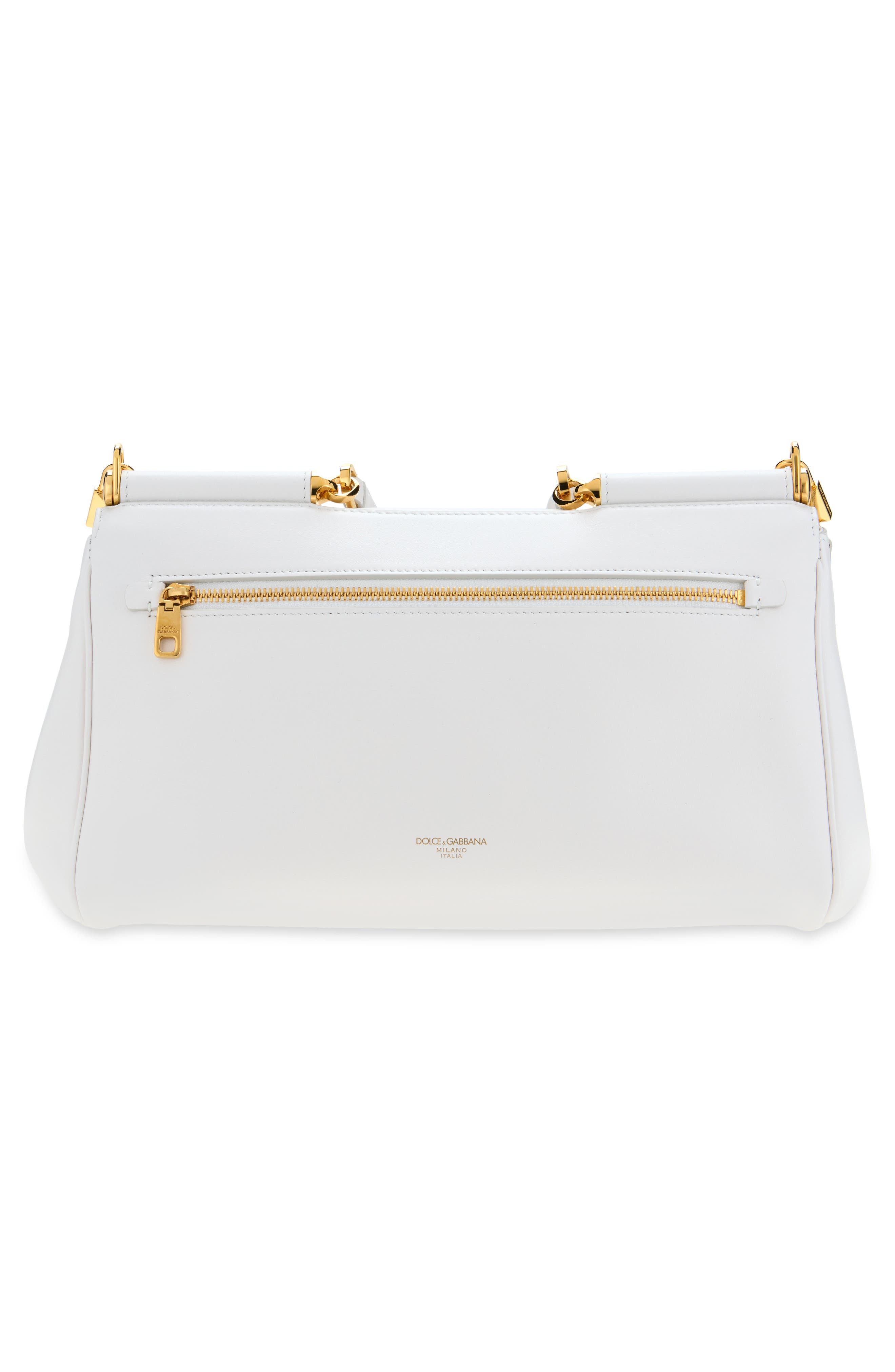 My Sicily East/West Plongé Leather Top Handle Bag, Alternate, color, 8H006 BIANCO NATURALE