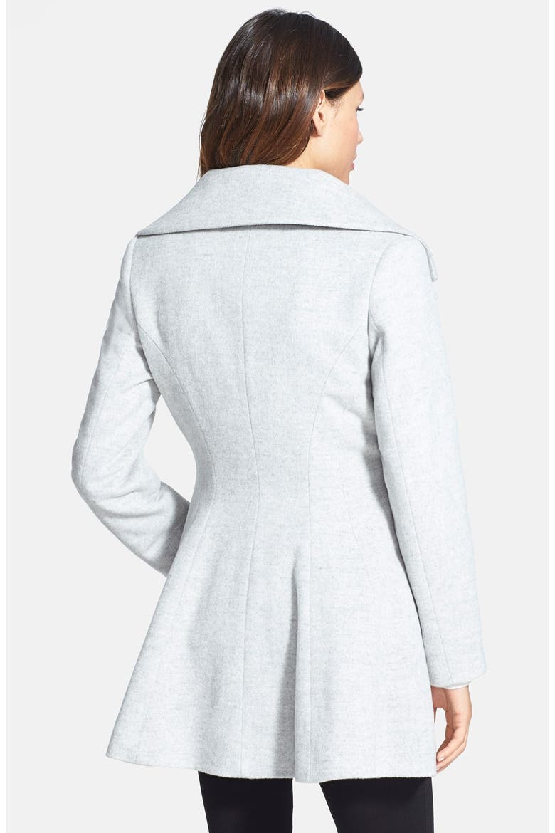 'Beverly' Wool & Cashmere Wrap Coat, Alternate, color, LIGHT GREY
