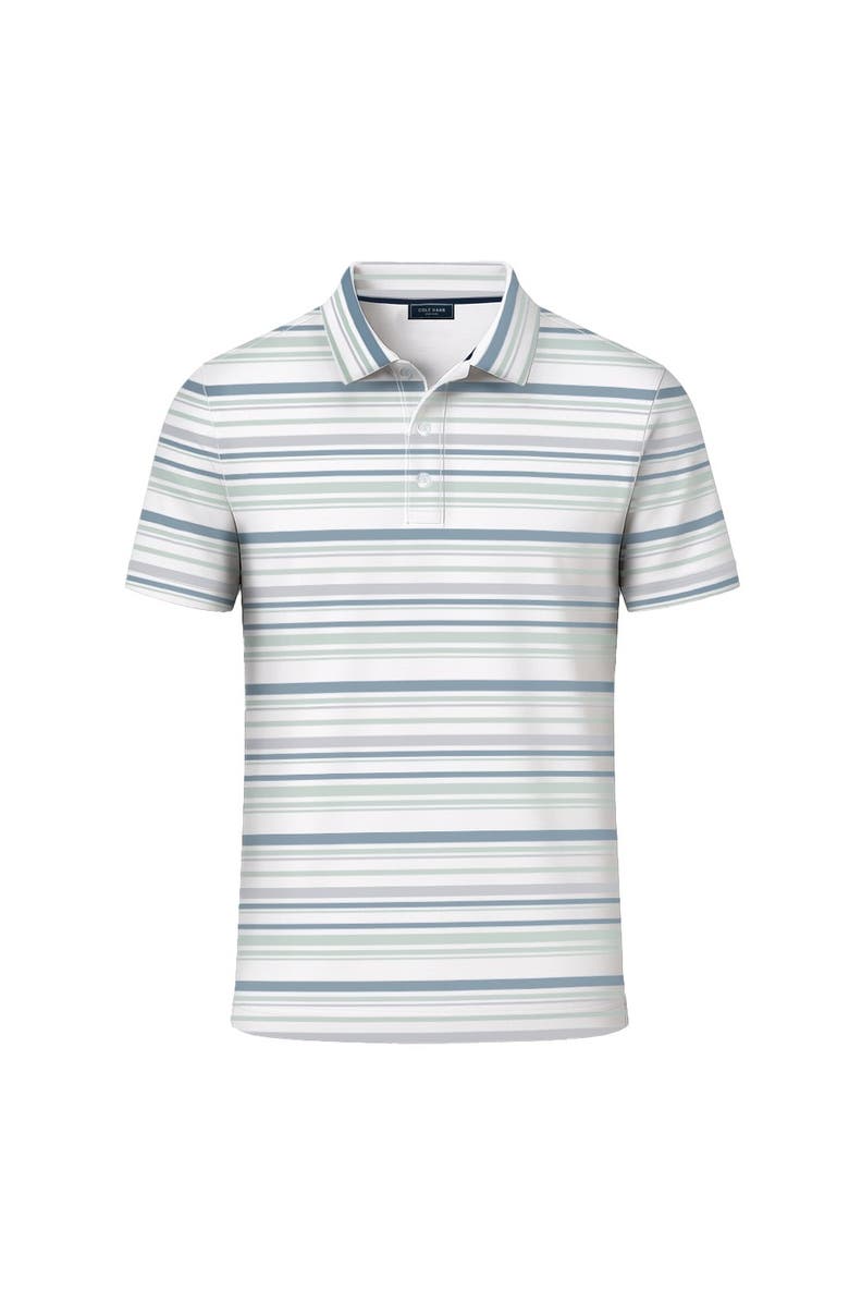 Cole Haan Golf Apparel Links Polo, Alternate, color, Bright White Stripe