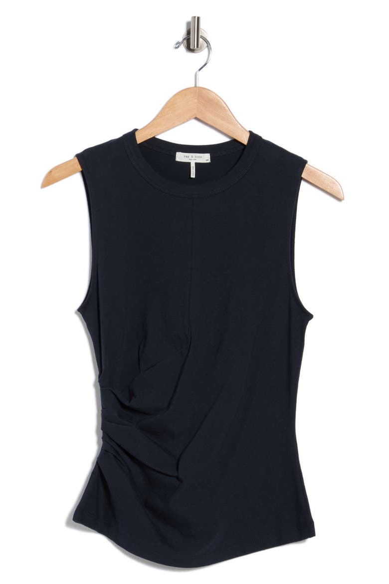 Mica Faux Wrap Jersey Tank, Alternate, color, SAL