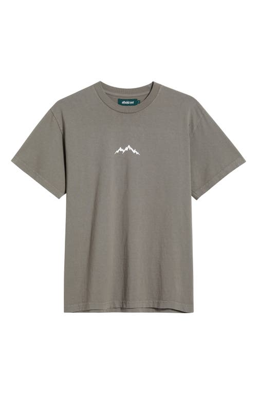 Afield Out Axis Graphic T-shirt In Gray
