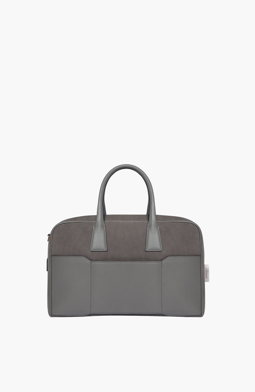 Aviteur Cristallo Nubuck Weekend Bag In Gray